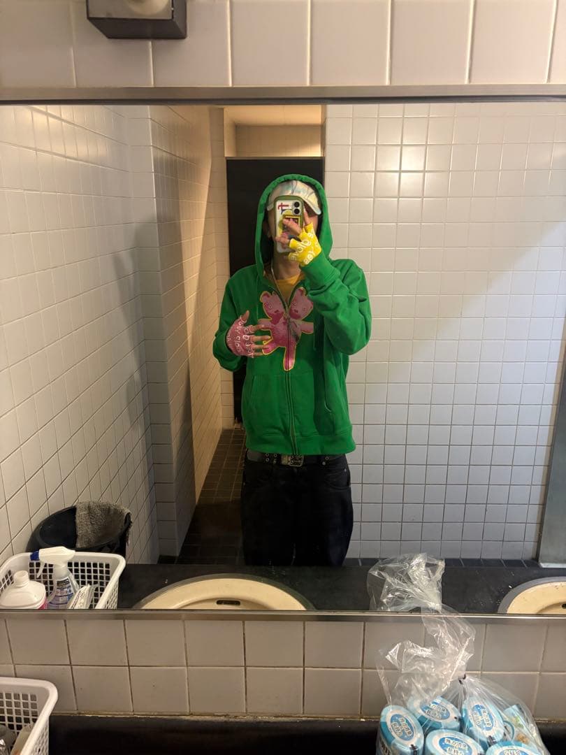 heaven by marc jacobs ダブルヘッドベア　ジップパーカー