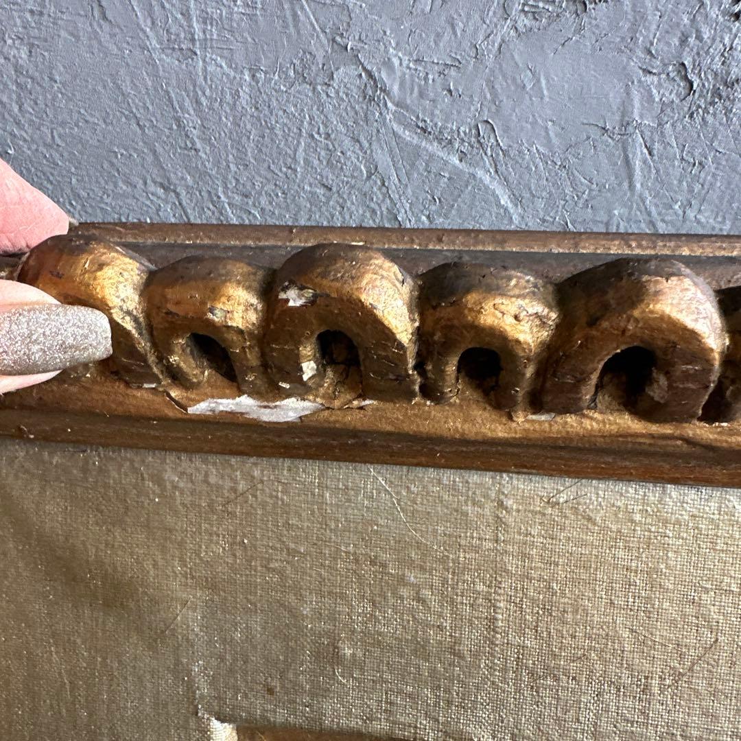 瞬間大幅お値下げ❣️希少品❣️アンティーク　木製額縁　ディスプレイに！