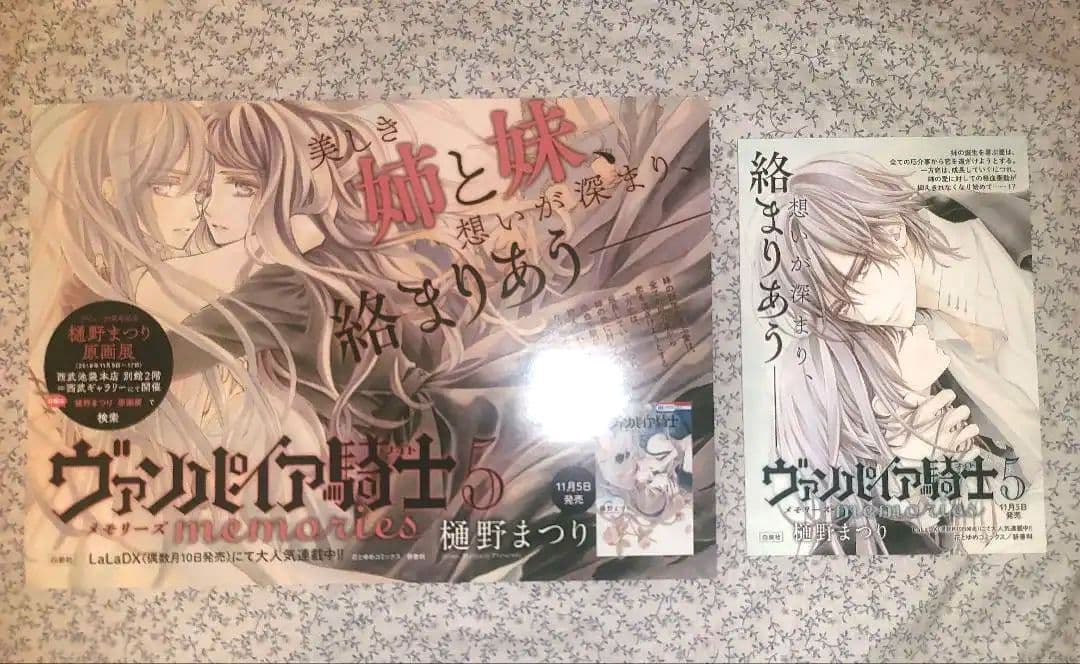 ヴァンパイア騎士　memories 5巻　非売品　A4ポスター　POP