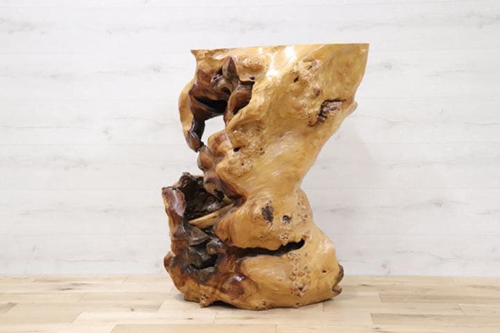 gmck586 ○ 変木 花台 飾り台 衝立 オブジェ 無垢材 天然木 自然木