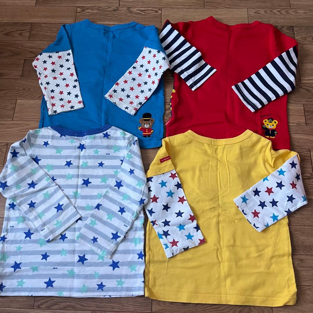 美品　ミキハウス★ まとめ売り　トレーナー　ロンT 90