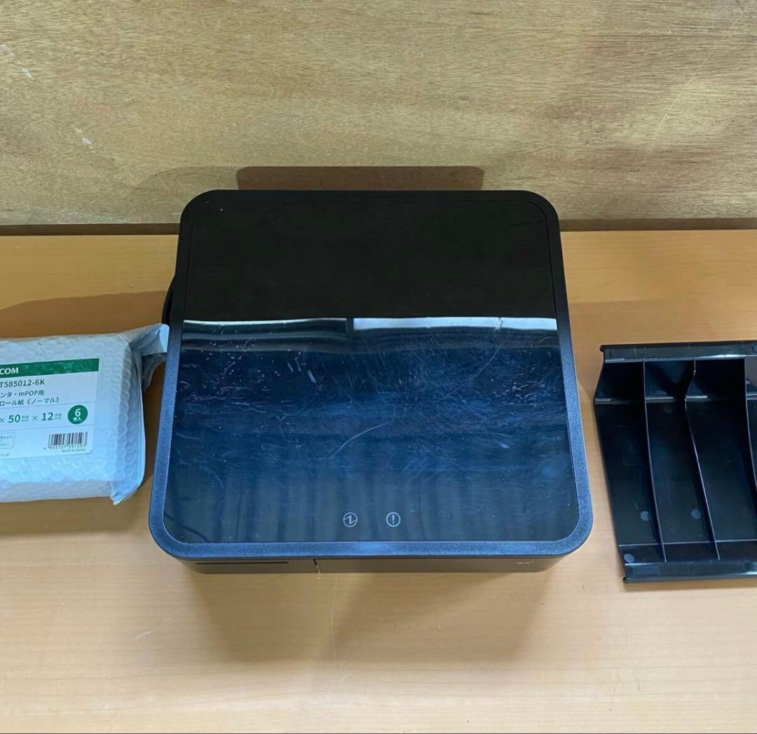 U*h様 エアレジ　mPOP レジスター レシートプリンター POP10 BLK