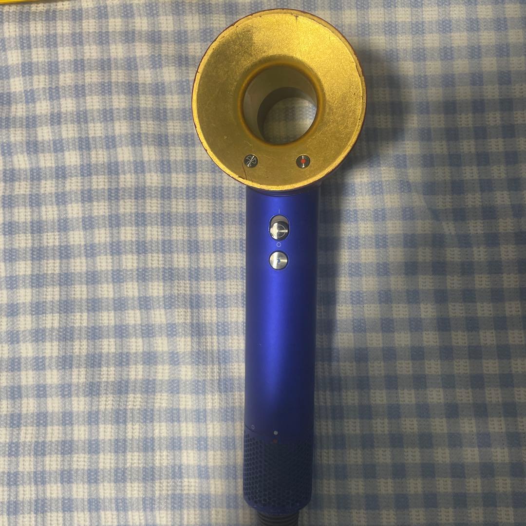 限定 dyson ダイソン ドライヤー ブルー ゴールド