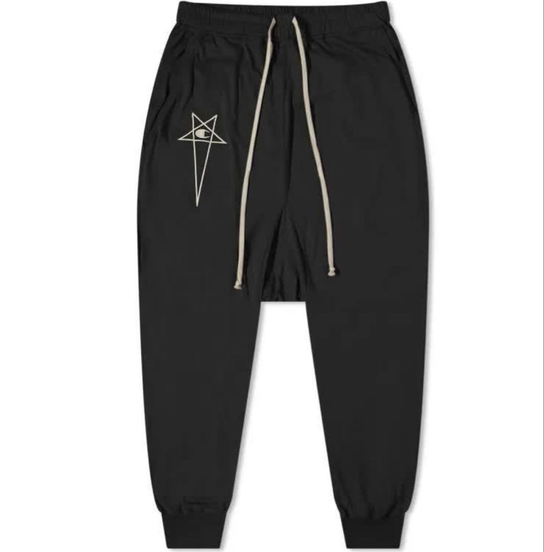 パンツ RICK OWENS x CHAMPION DRAWSTRING JOGGER