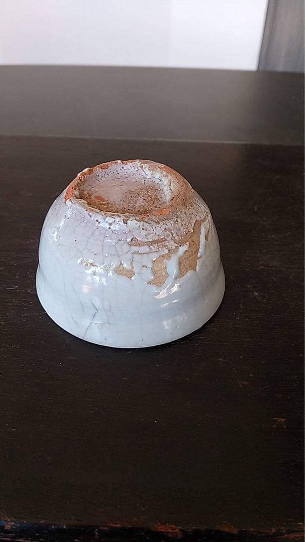 李朝　李朝盃　韓国美術　朝鮮美術　古美術　酒器　堅手　高麗　煎茶道具　かいらぎ