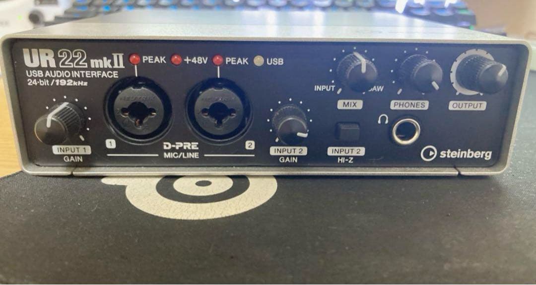 Steinberg UR22 mk II USB3.0オーディオインターフェイス