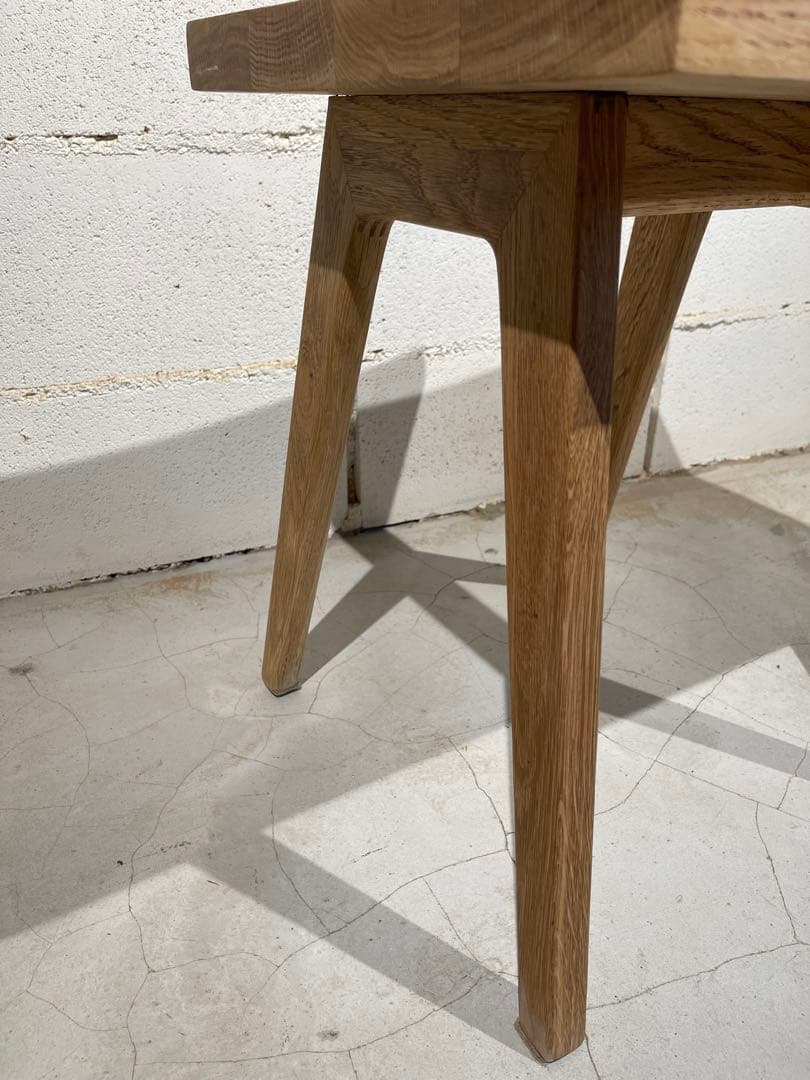 リフレッシュタイプチェア　ロータイプ　オーク無垢材　ウチダ