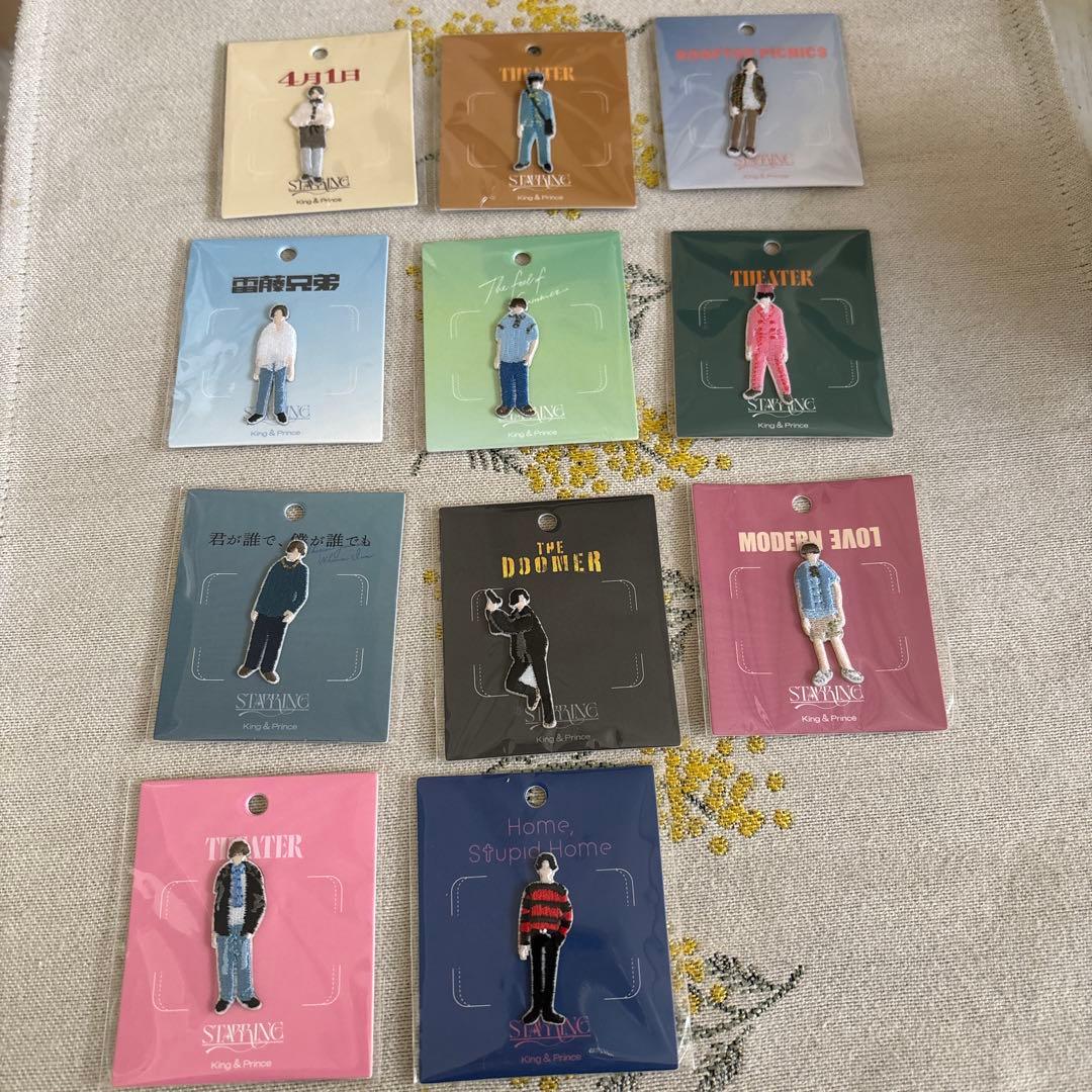 ワッペンシール　キンプリ『STARRING』 POP-UP STORE グッズ