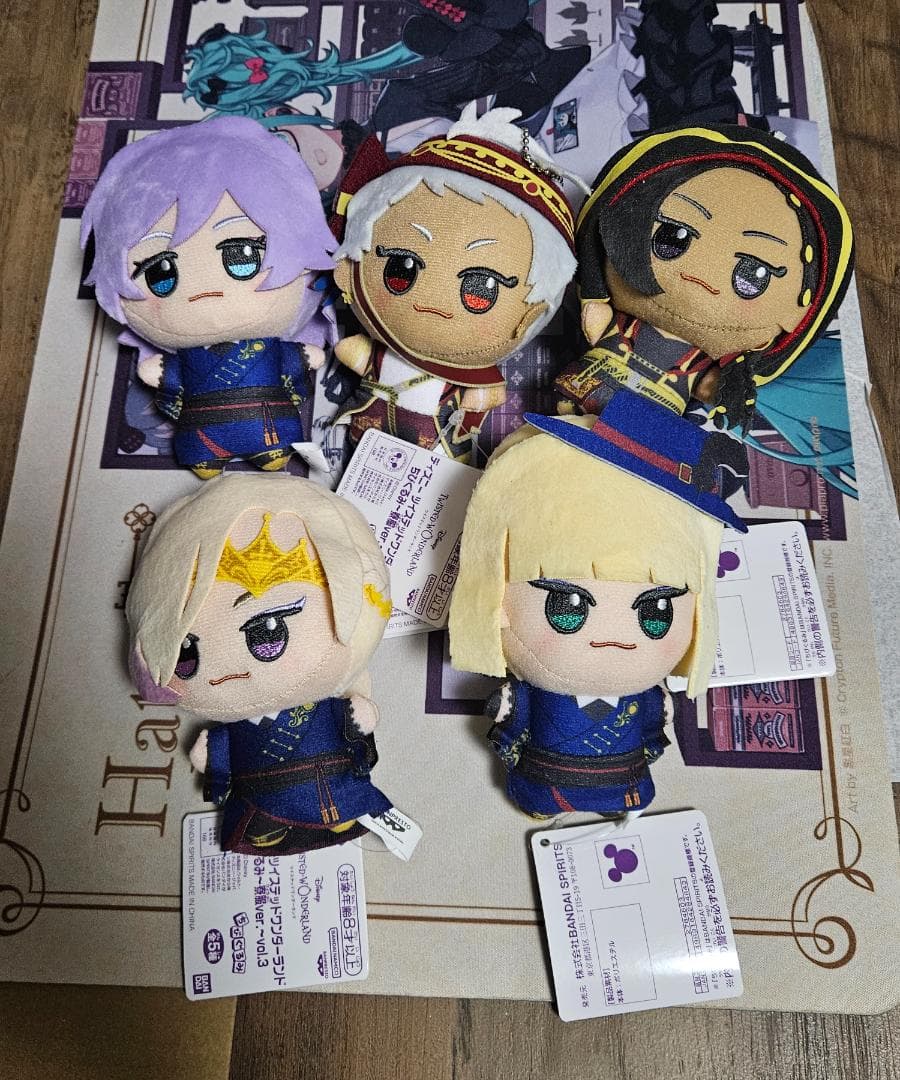 【セット】ツイステッドワンダーランド ちびぐるみ 寮服ver. vol.3