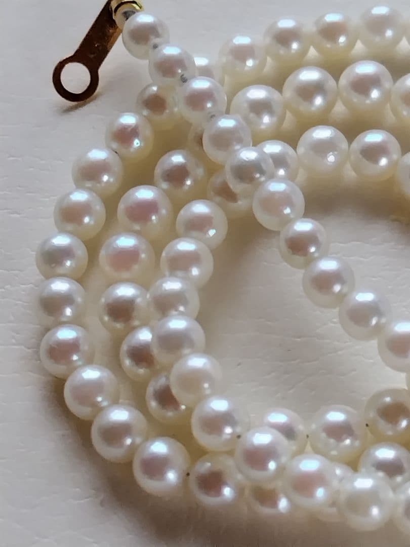 K18 アコヤ真珠ベビーパール ネックレス