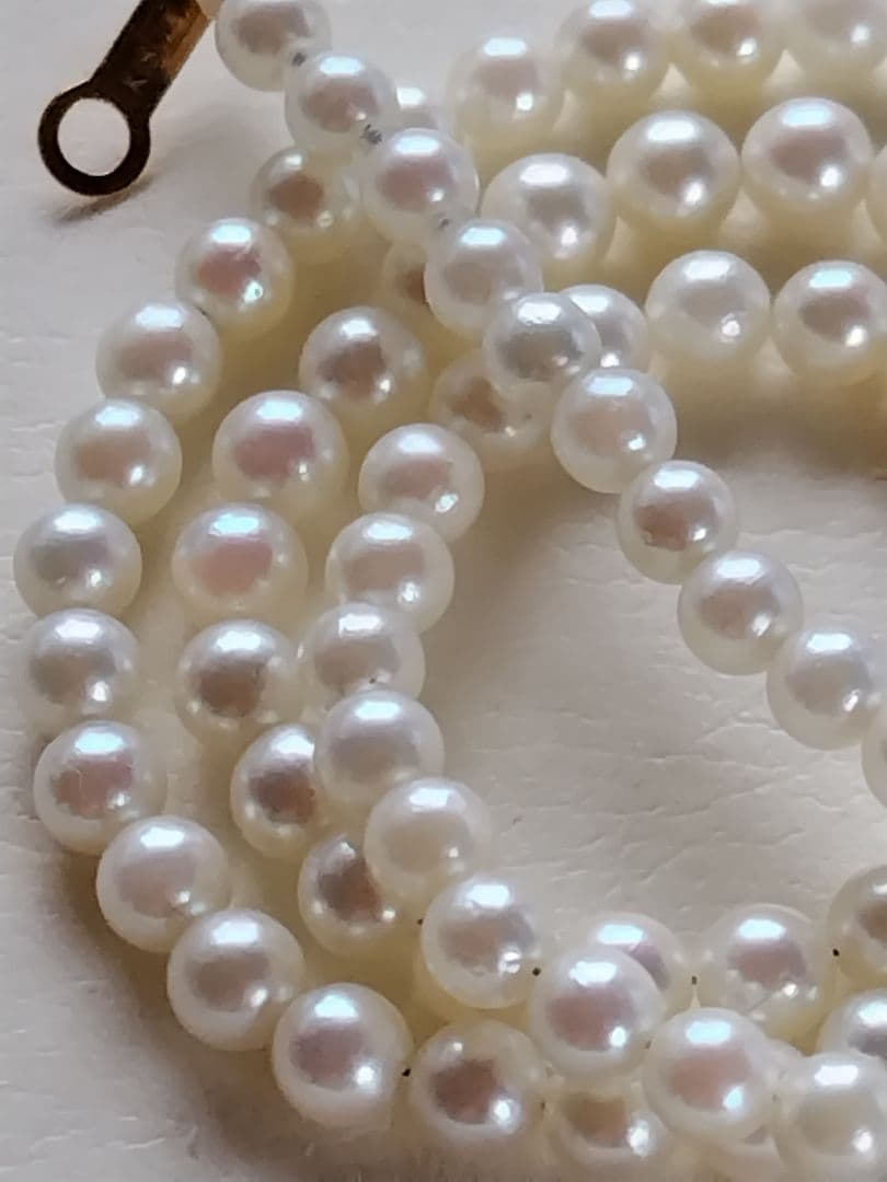 K18 アコヤ真珠ベビーパール ネックレス