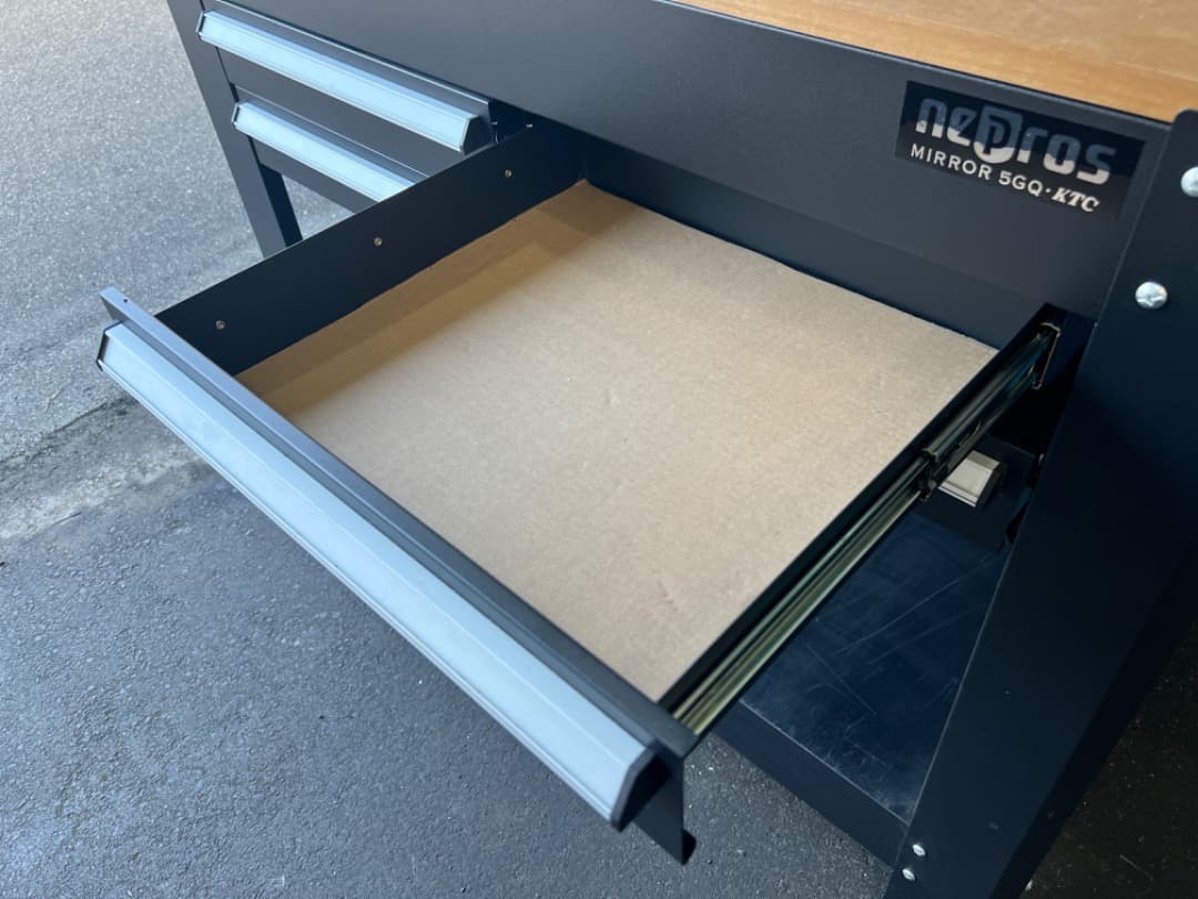 【引き取り希望】 KIKAIYA ワークテーブル バックボード付 作業台