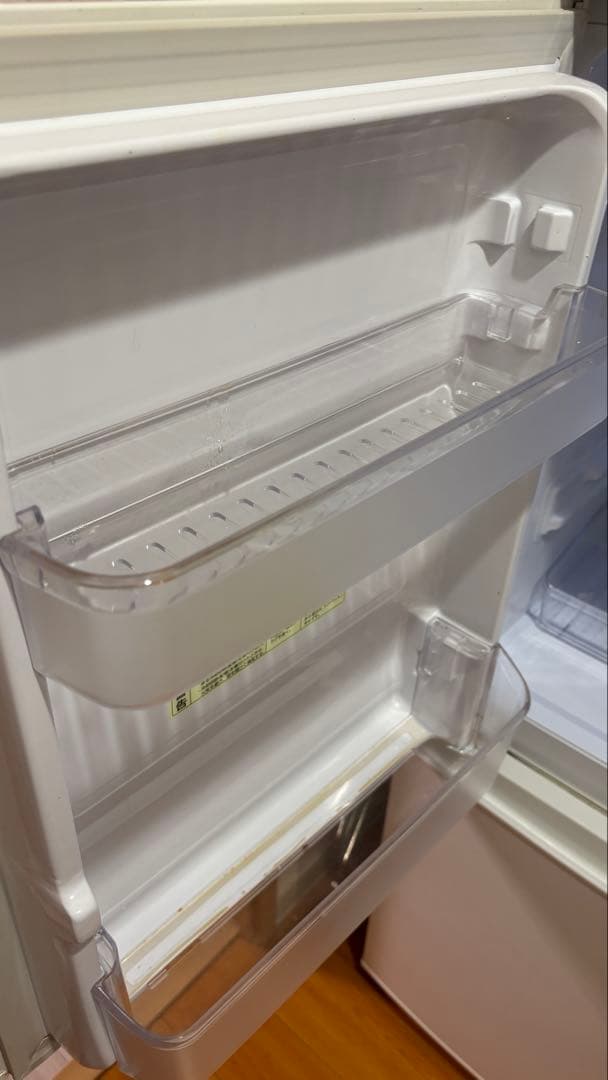 【送料込み‼️】シャープ 冷蔵庫 SJ-C14C-W 2017年製　どっちもドア