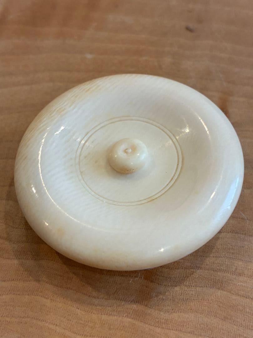 佐久間勝山 萬古焼 松古窯 平茶入 茶道具 金継ぎ 共箱