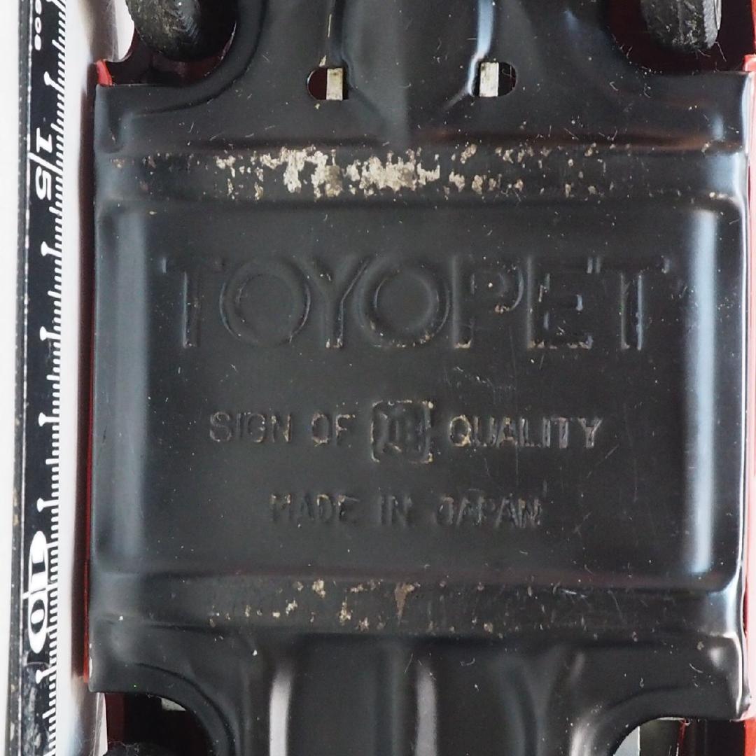 萬代屋【トヨペット マスターライン ピックアップ赤】tinブリキtoy箱無car