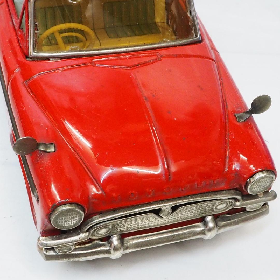 萬代屋【トヨペット マスターライン ピックアップ赤】tinブリキtoy箱無car