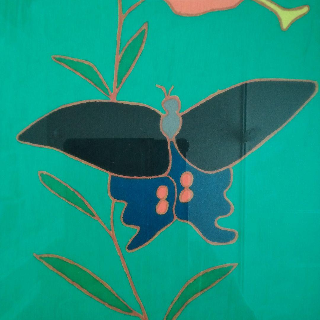 熊谷守一　リトグラフ　鬼百合と揚羽蝶　代表作のひとつ　ED200　印　刷込サイン