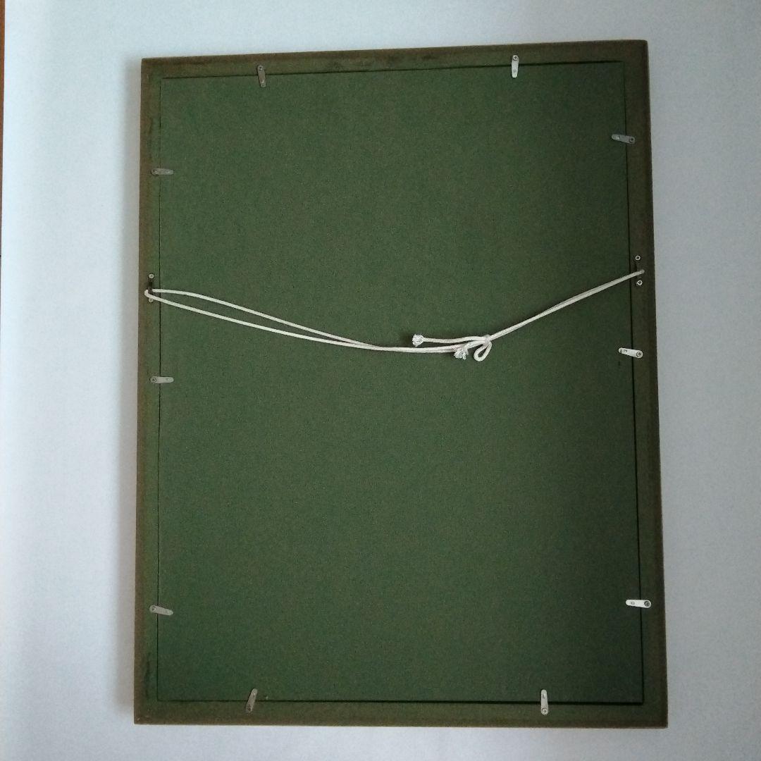 熊谷守一　リトグラフ　鬼百合と揚羽蝶　代表作のひとつ　ED200　印　刷込サイン