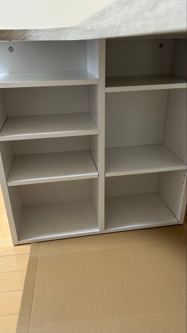 L字型デスク 合成木材 収納付き パソコンデスク