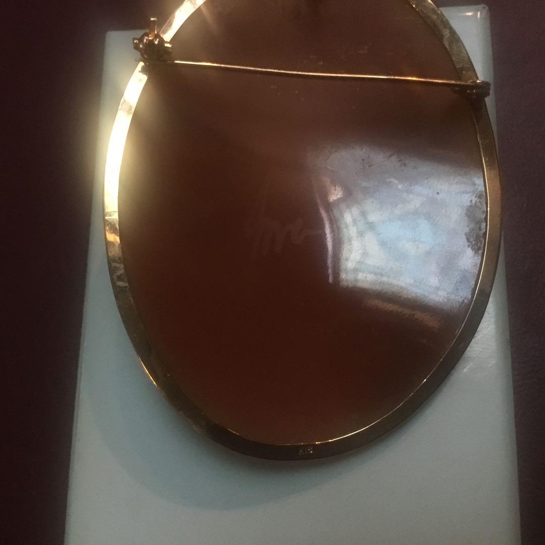 カメオK18ブローチ