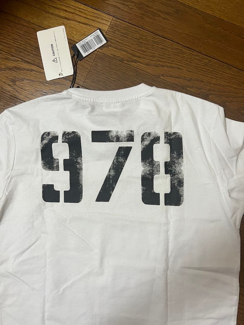 DIESEL プリント メンズTシャツ 970 ホワイトSサイズ【未使用品】