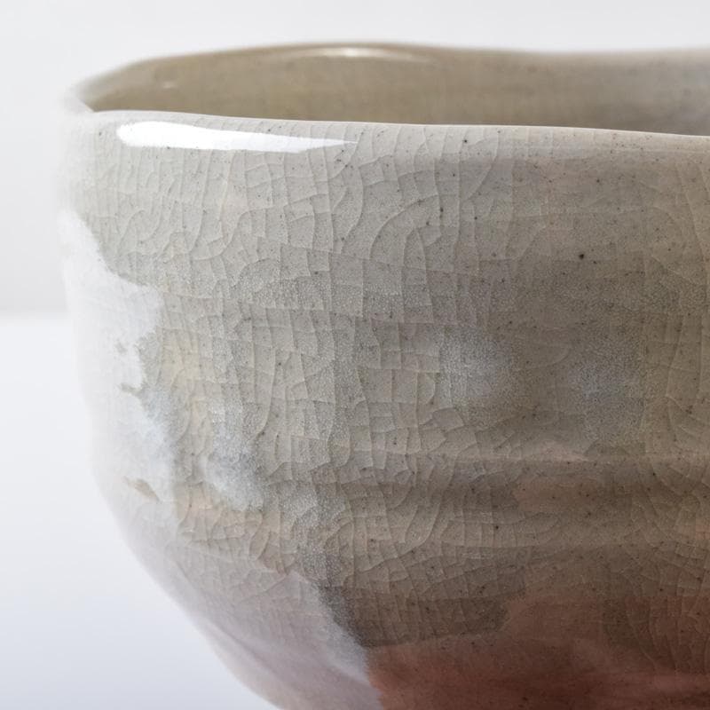 茶道具　萩焼　東光山窯　十一代大和松雁作　茶碗　五客　共布共箱　C　7614A