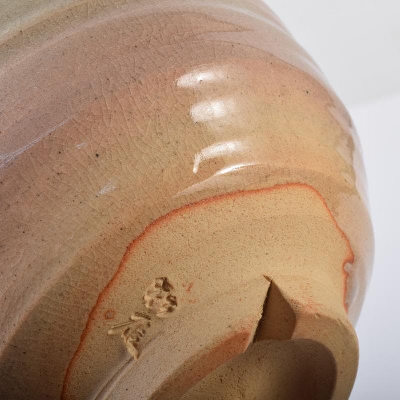 茶道具　萩焼　東光山窯　十一代大和松雁作　茶碗　五客　共布共箱　C　7614A