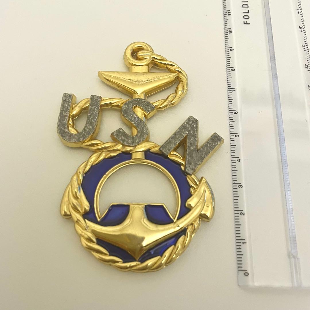 米海軍 US NAVY CPO チャレンジ 大型 9cm 72g