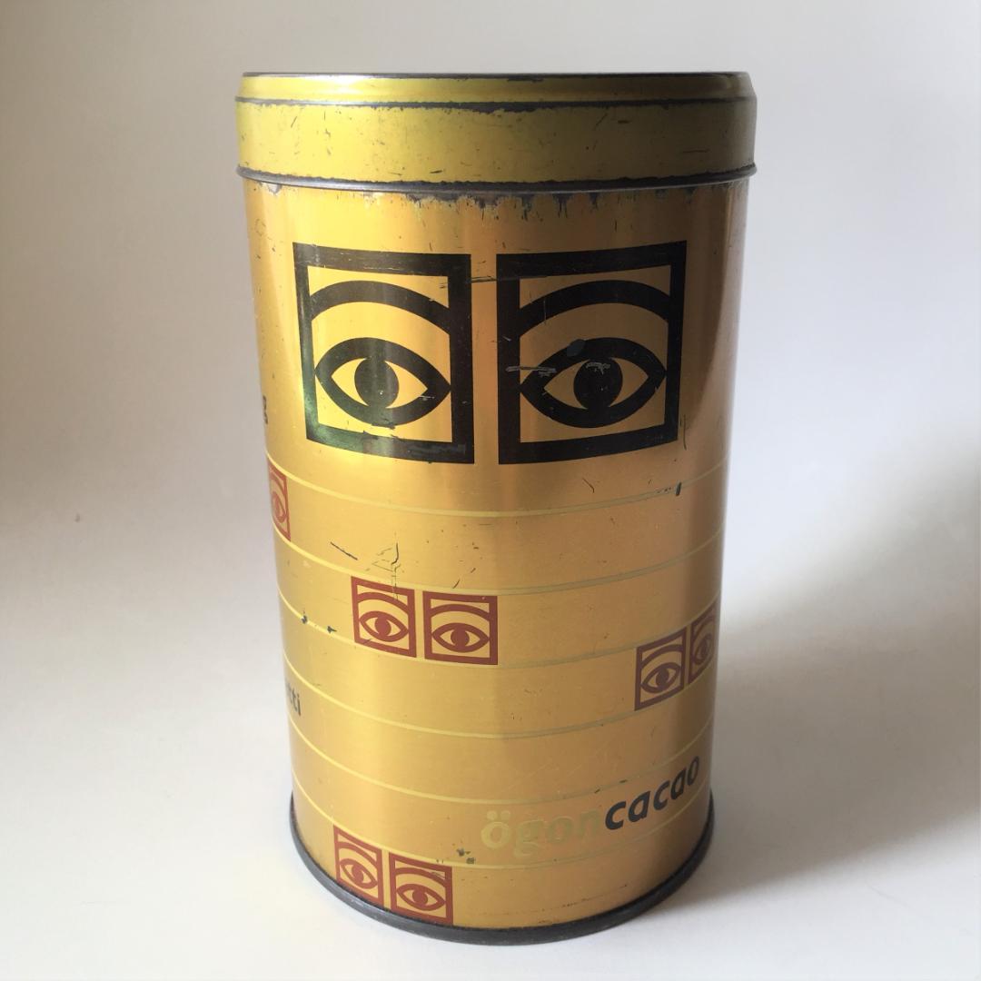 ビンテージOgonＣacaoオーレエクセル ココア缶