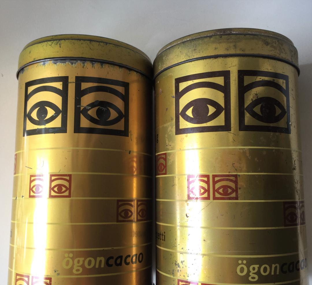 ビンテージOgonＣacaoオーレエクセル ココア缶