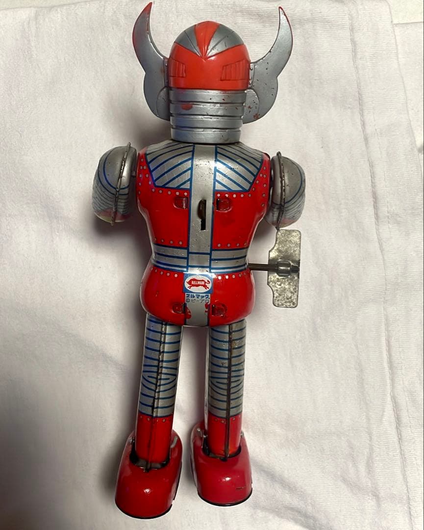 電人ザボーガー ブルマァク フィギュア ブリキ ゼンマイ 二足歩行 当時物