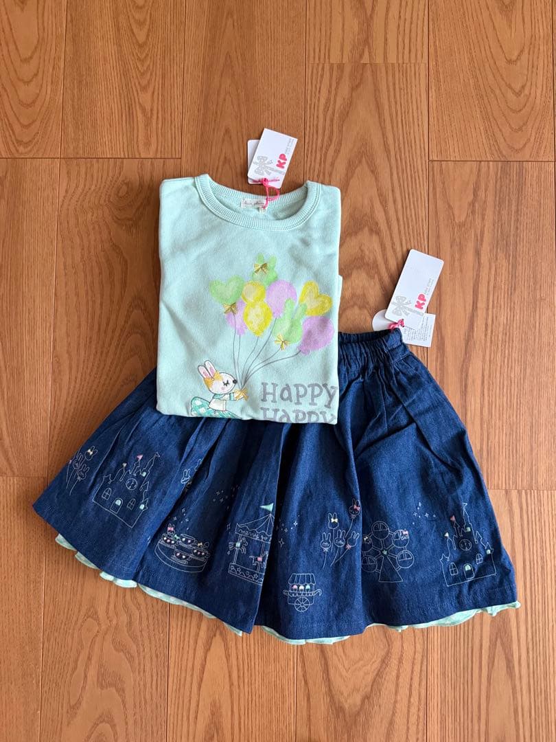 あーちゃん KP ニットプランナーセット130&トレーナー130