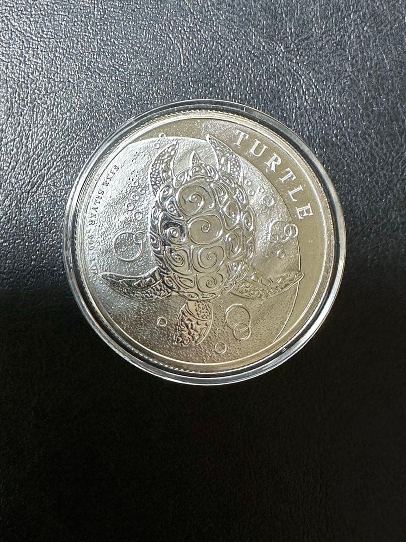 銀貨 2020年 タク・タイマイ・カメ 1オンス 1枚 ケース入り 保証書付き