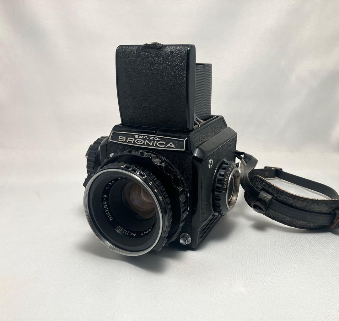 カビ有【ゼンザブロニカ s2 ブラック】+レンズ３本セット