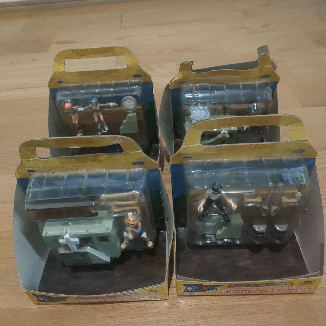 ワンピース バトルグランドベース ～歓迎の町ウィスキーピーク～全4種フルセット