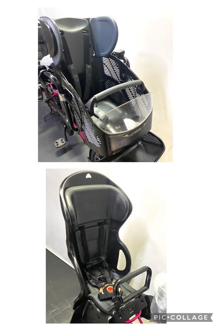 1年保証 ヤマハ　パスキッス　20インチ　子供乗せ　3人乗り　電動アシスト自転車