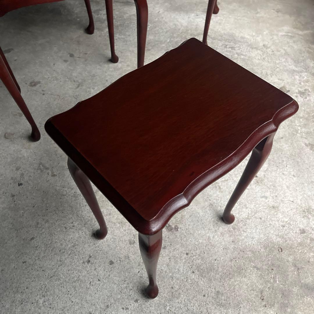 英国クラシック　猫脚　ネストテーブル オールドヴィンテージ