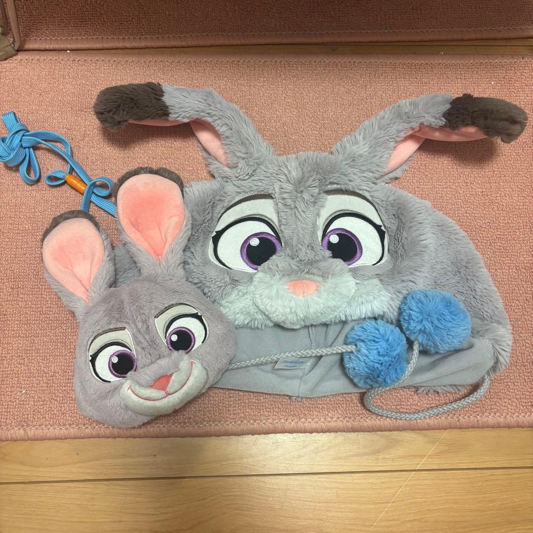 【お得2点セット】ズートピアジュディ ファンキャップ・ポシェットショルダーバッグ