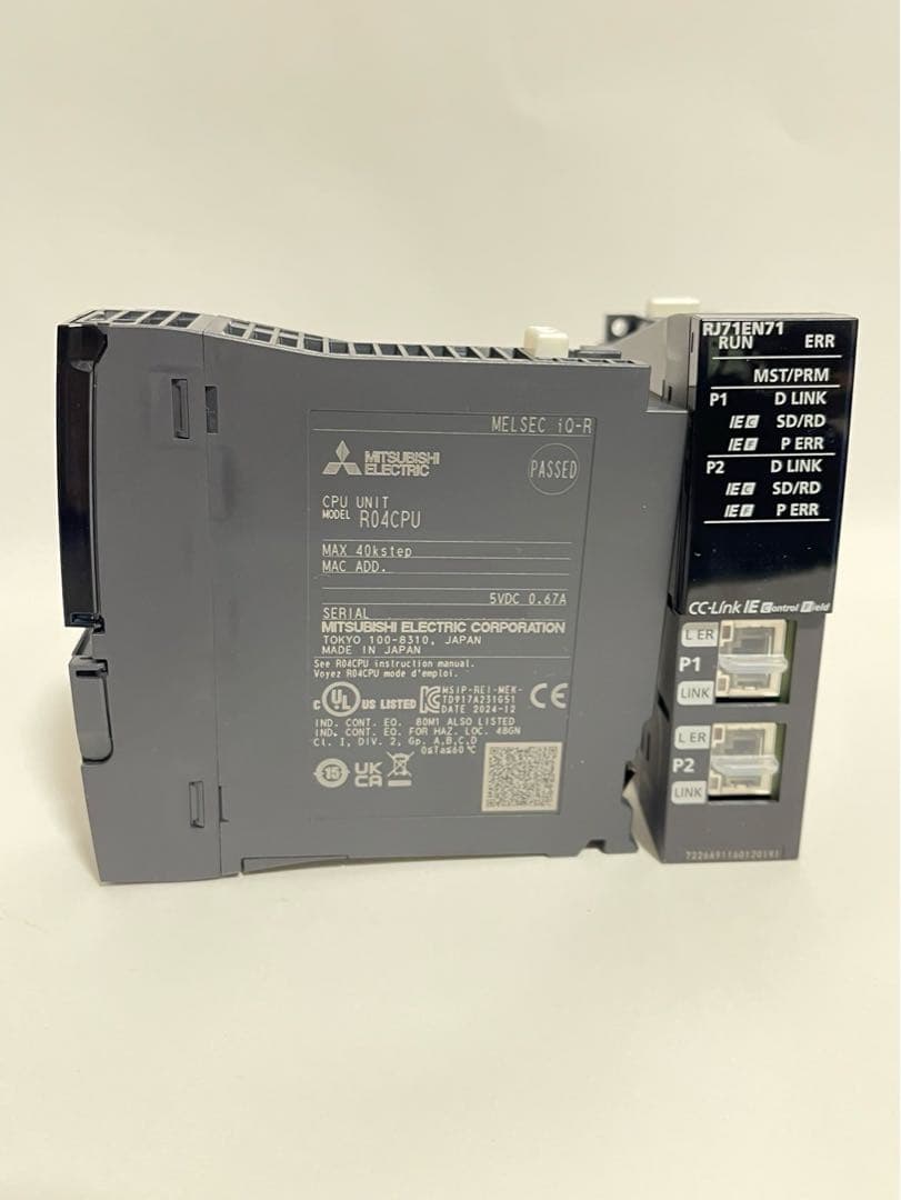 三菱電機シーケンサR04CPU CPUユニット, RJ71EN71