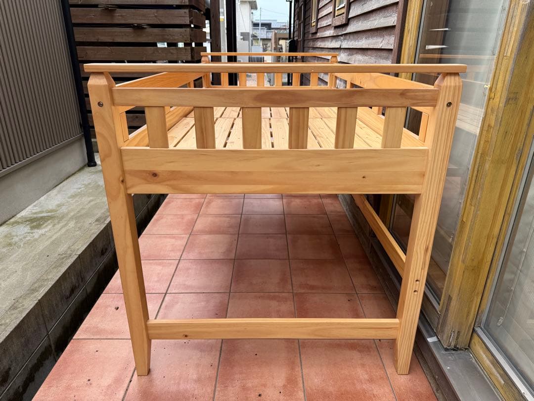ロフトベッド　木製　シングル　ウッド