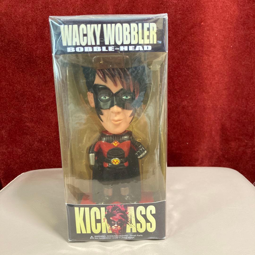 キックアス ワッキーワブラー ボブルヘッド 3体と変身ネックウォークマー