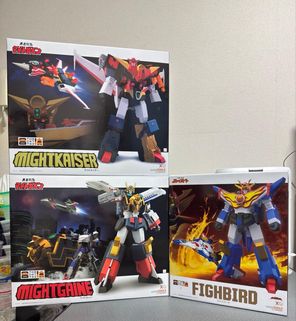 THE 合体 マイトガイン マイトカイザー ファイバード セット