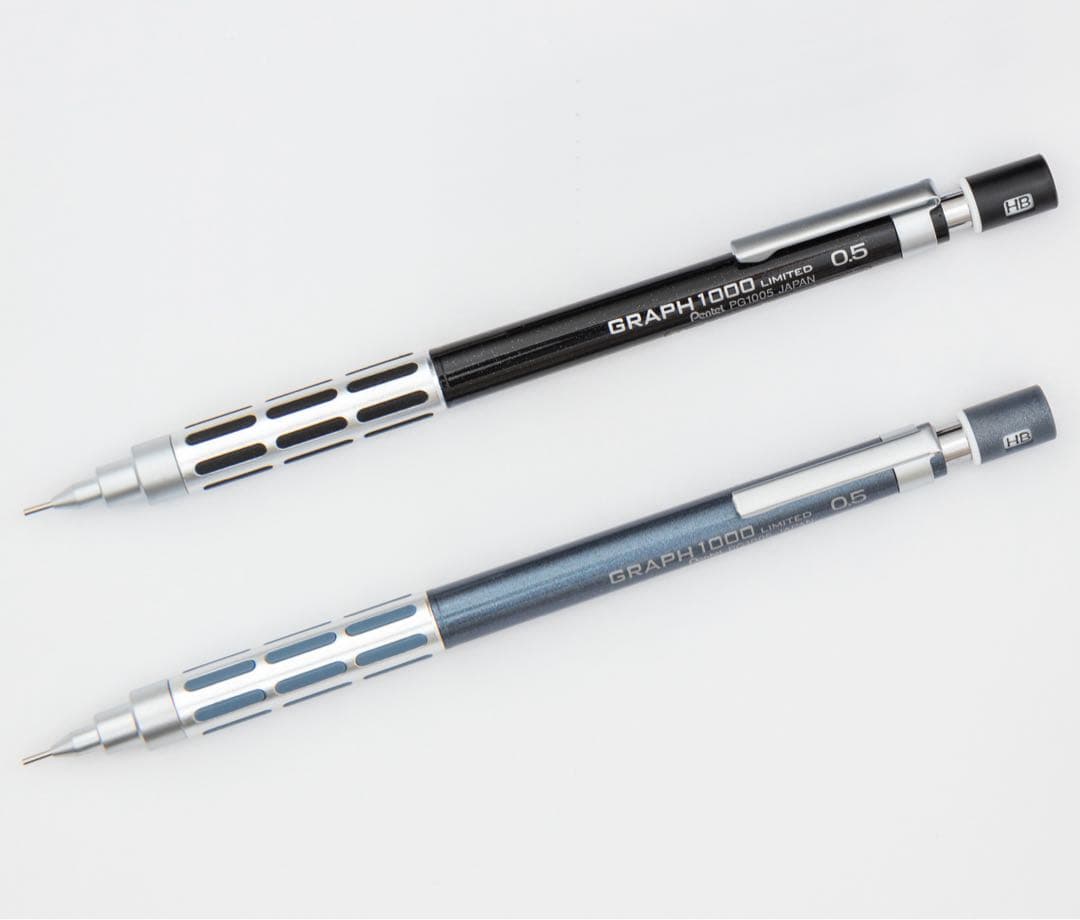 【限定・未使用】 グラフ1000 0.5mm 2本 パールブラック パールブルー