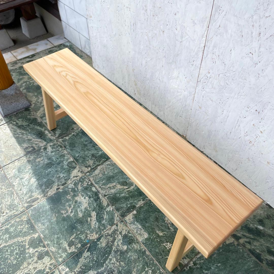 たな　国産ひのき　ベンチ