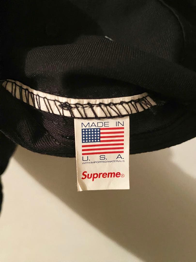 Supreme WashedChinoTwillCampCap ブラック