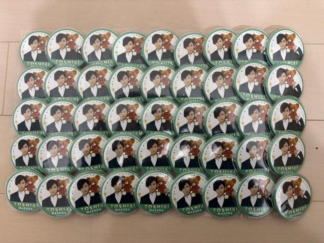 増田俊樹 声の王子様 缶バッジ 45個