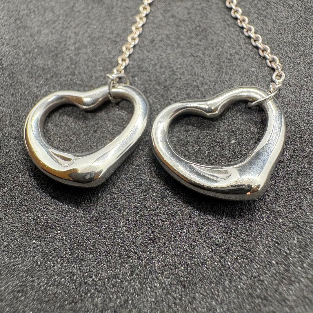 Tiffany & Co. ティファニー ピアス オープンハート ドロップピアス