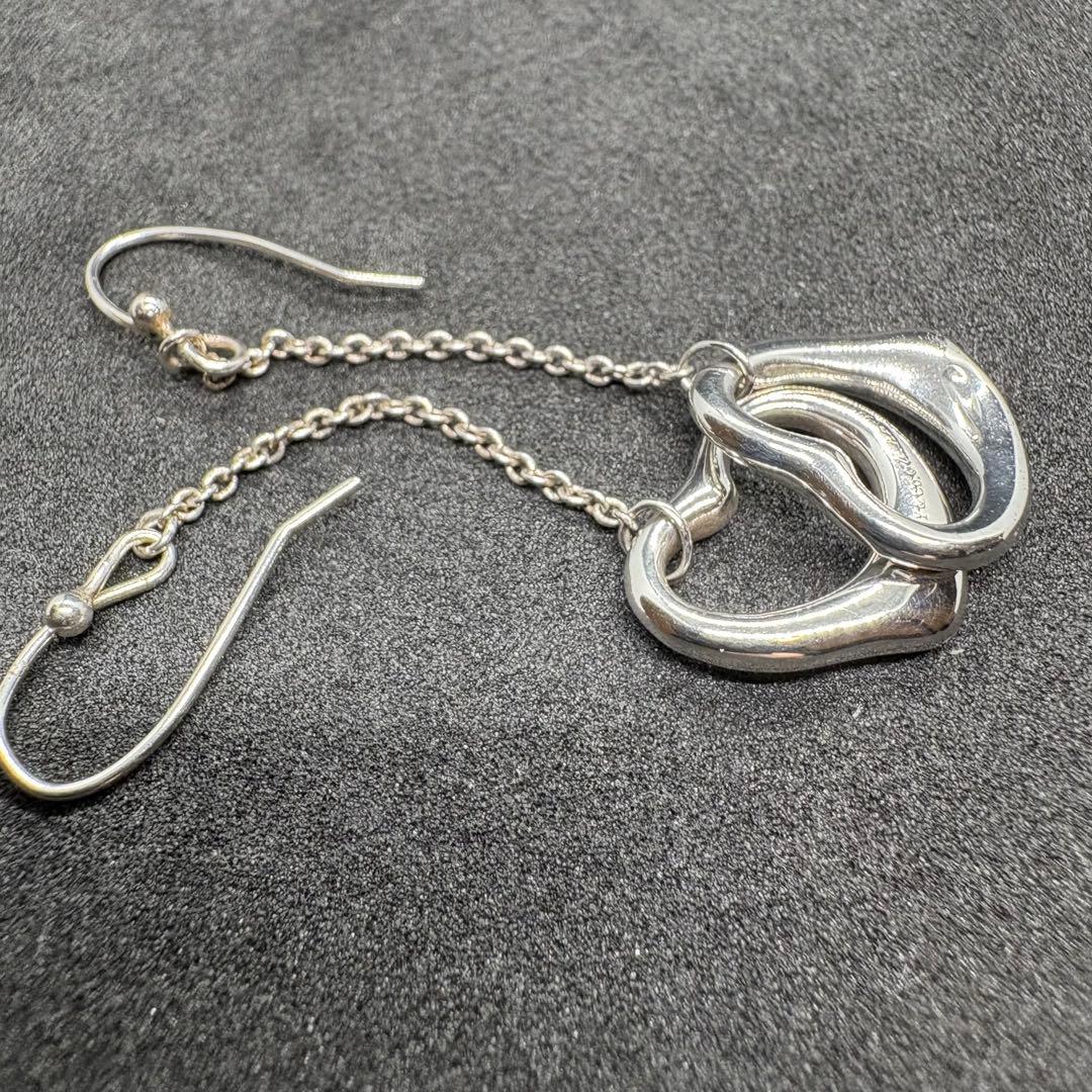 Tiffany & Co. ティファニー ピアス オープンハート ドロップピアス