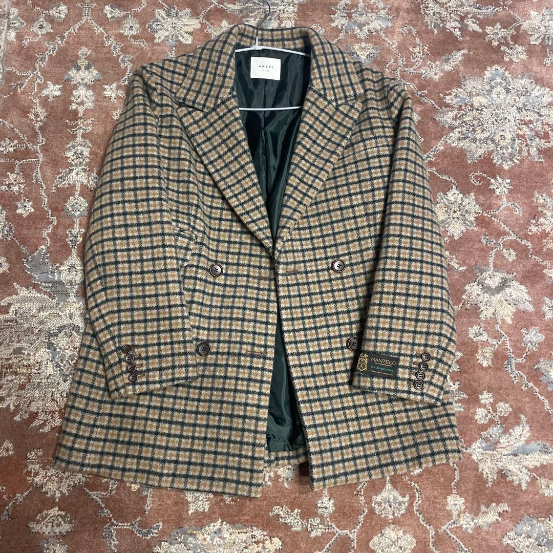 ち*わ様 アメリヴィンテージ　チェックコート