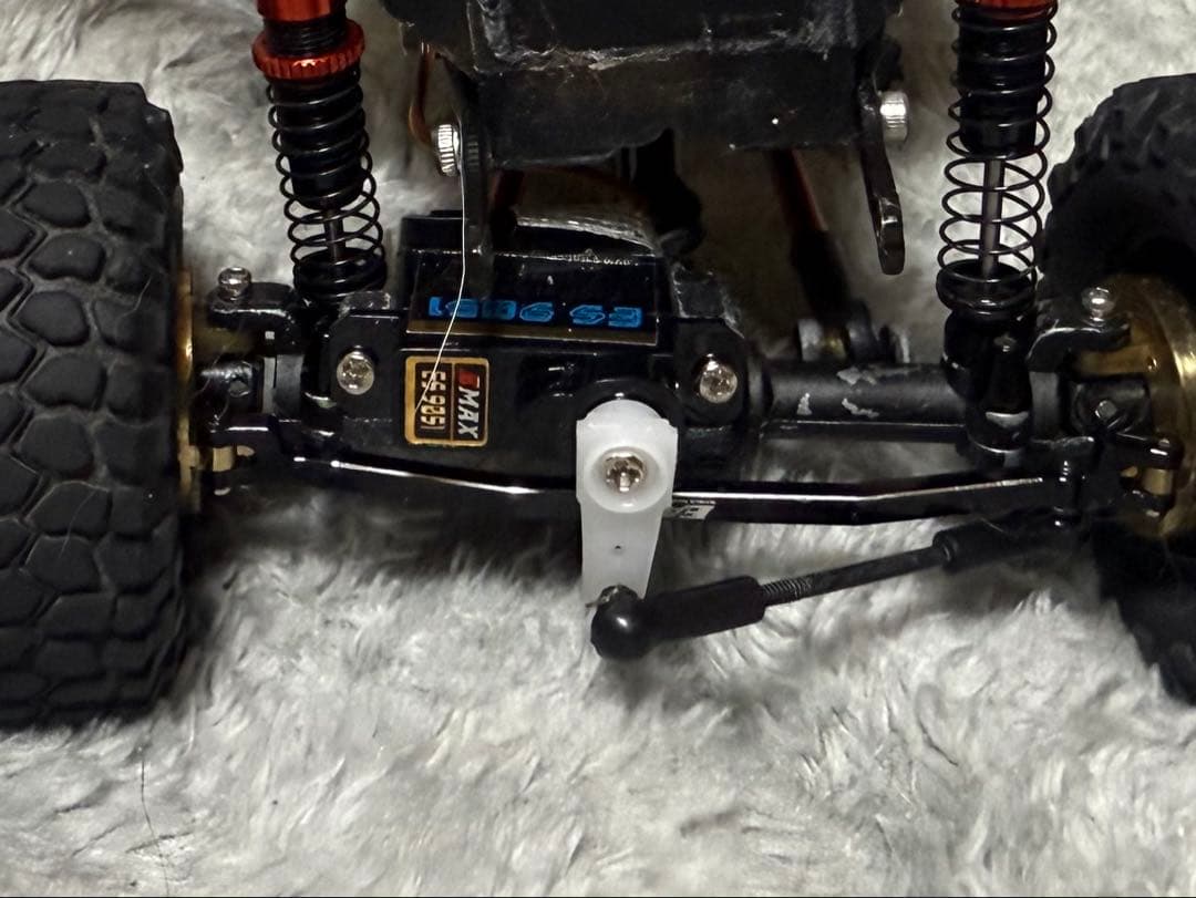 4×4魔改造1/28スケール　RCカー　ジャンク品扱い　ラジコン　4WD